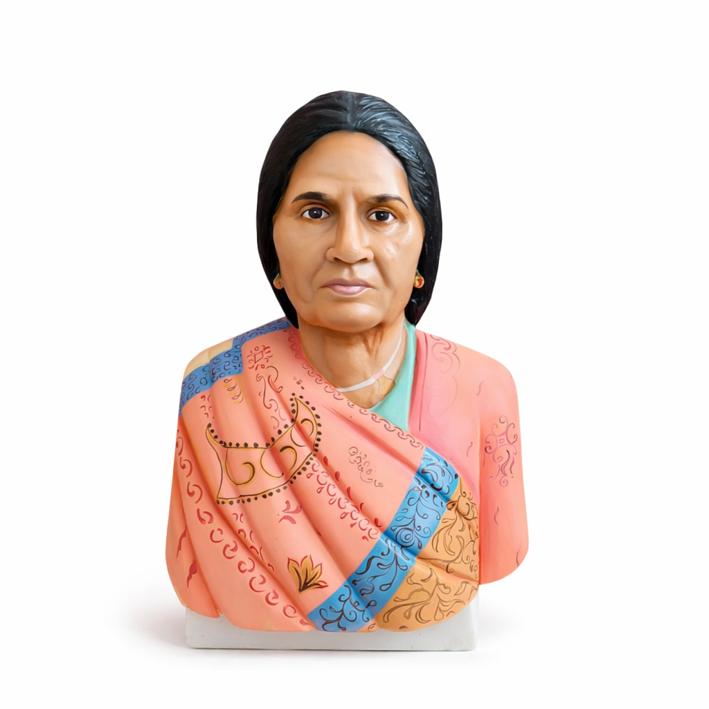 Handcrafted Bust Statue (Men & Women) – Traditional Decorative Sculpture