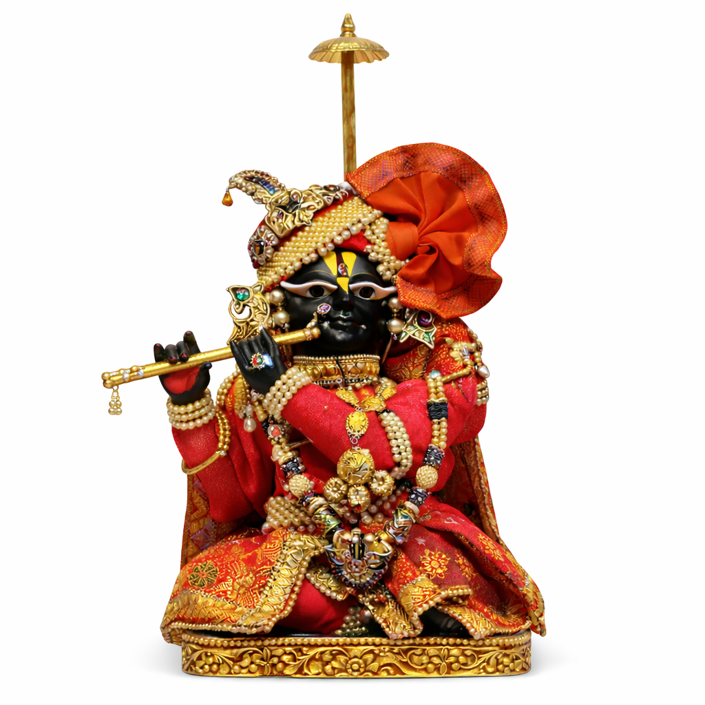 Handcrafted Lord Krishna Marble Idol – Decorative Krishna Statue for Home Temple