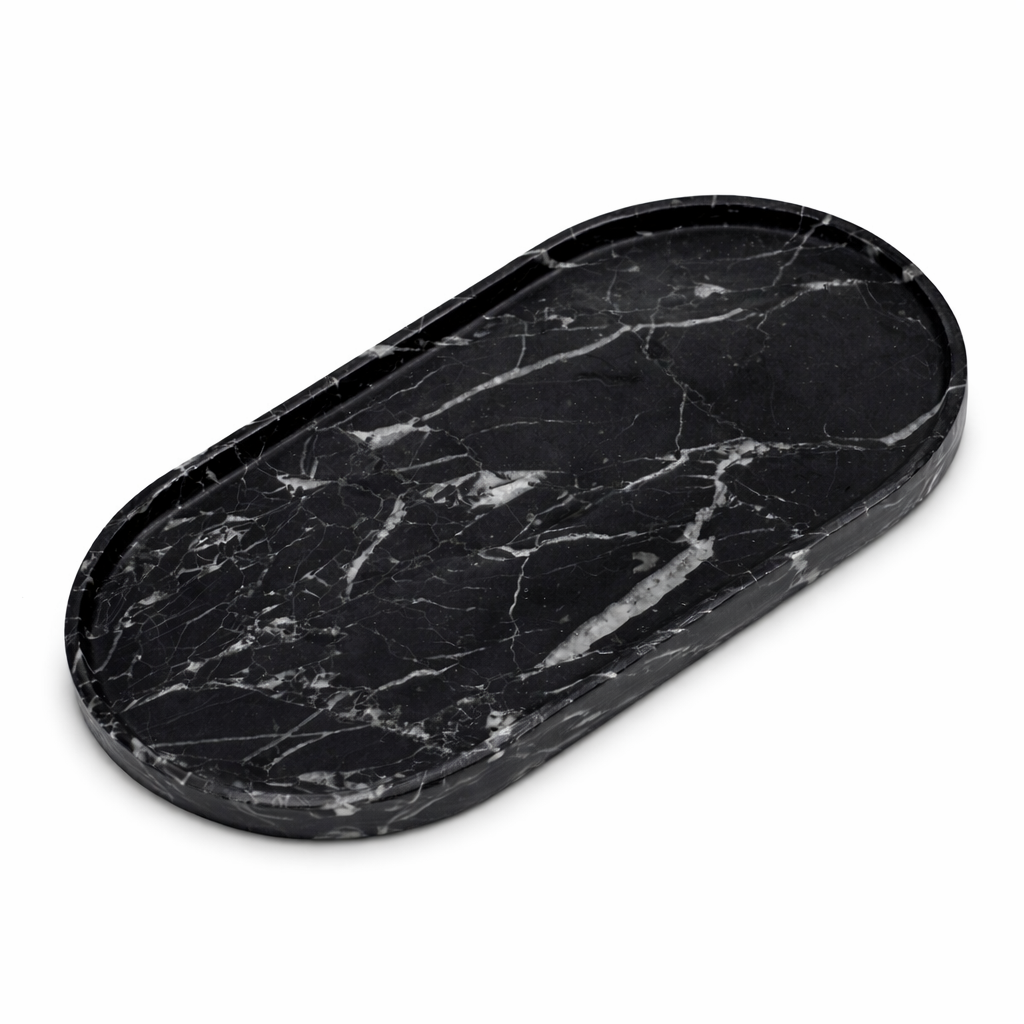 Premium Marble Serving Tray | Decorative Stone Tray for Table & Home Decor
