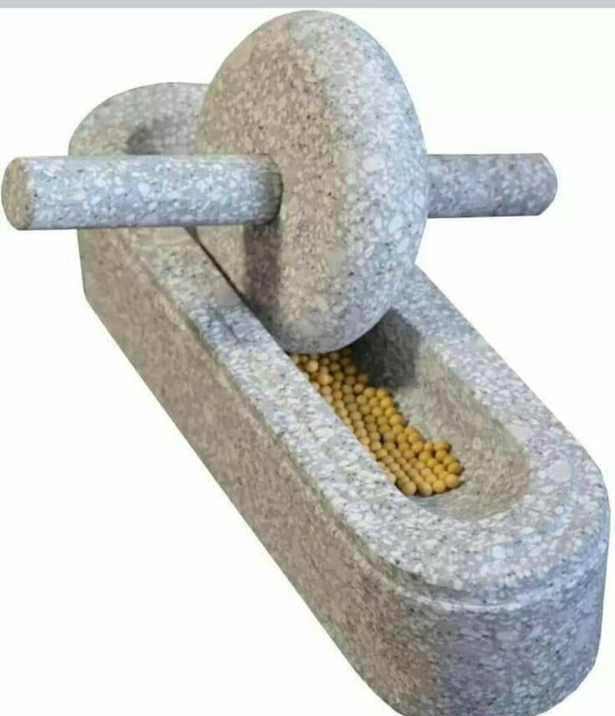 Traditional Stone Hand Grinder | Manual Grain & Spice Grinding Mill